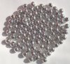 100 6mm Metallic Silver Acrylic